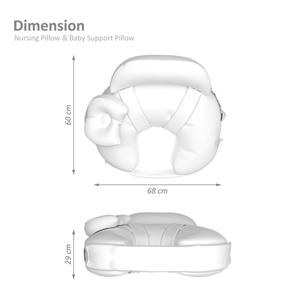 بالش بارداری دو منظوره c مدل  Family Love Girl